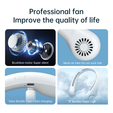 Saudi Deal™ Mini Neck Portable Air Cooler Fan